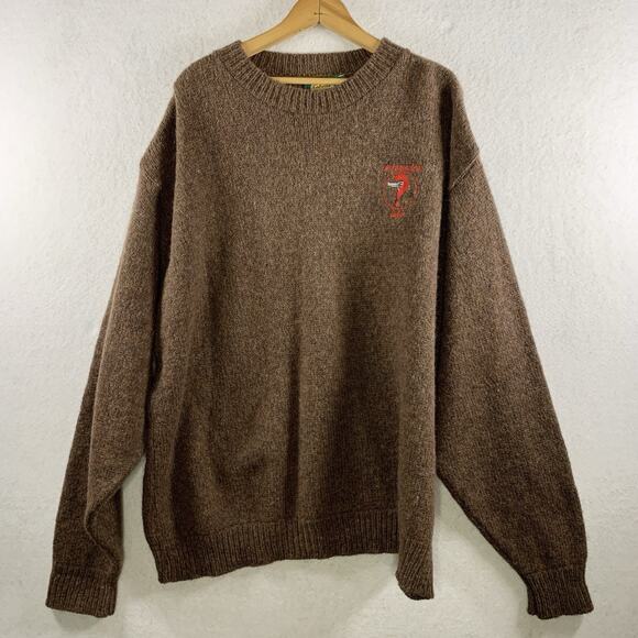 VTG Cabelas Mens Wool Blend Sweater Sz 2XL Hunting Outdoor Rugged Workwear Gun - Picture 1 of 10
